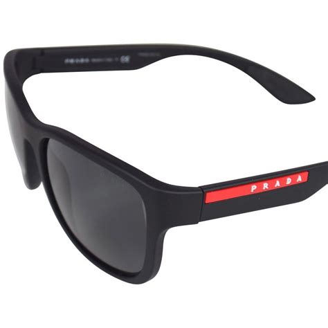 prada linea rossa sunglasses black